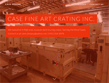 Tablet Screenshot of casecrates.com